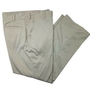 Nike Dri-Fit Size 38 Mens Beige Golf Training Pant